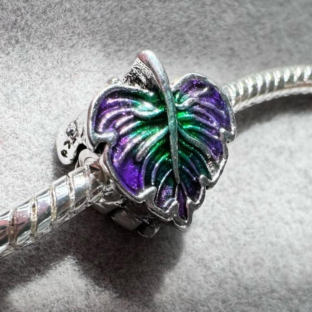 Rainbow Leaf Charm fits PANDORA - Picture 4 of 8